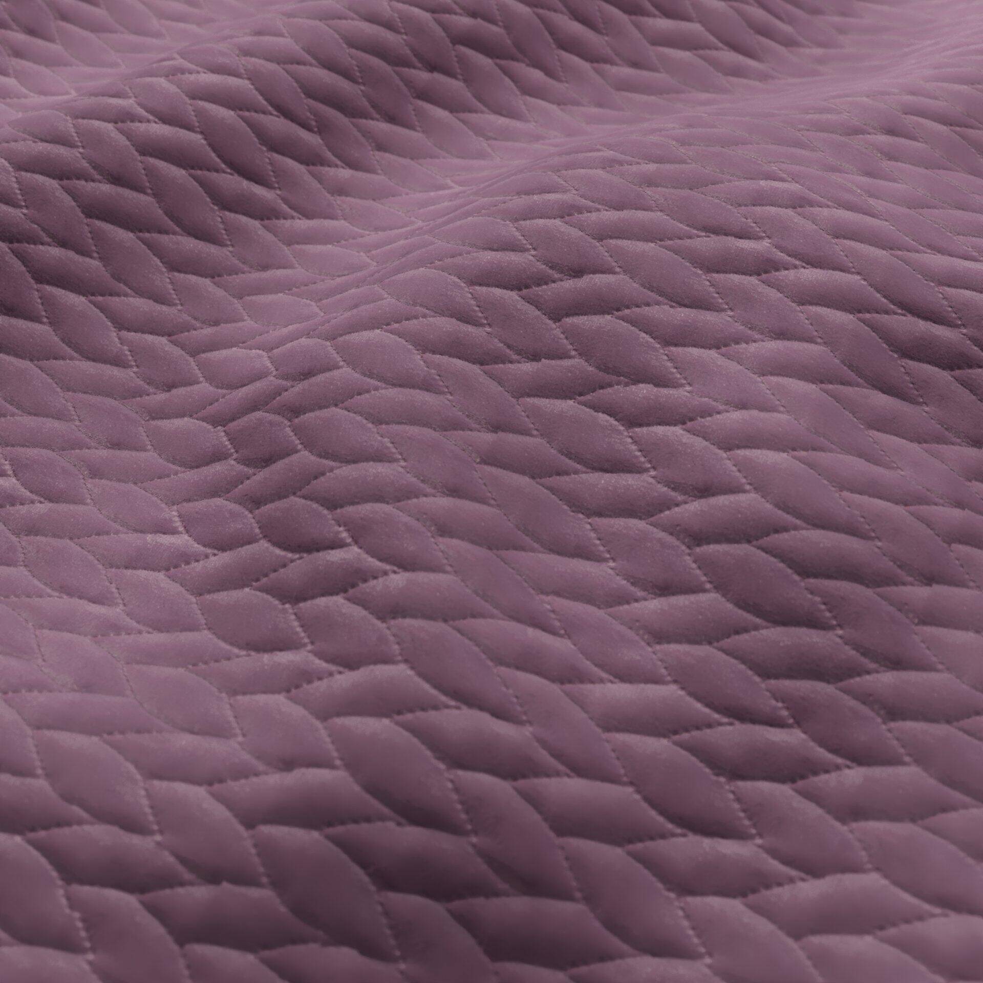 Draperie catifea Quilvet Lea 17 Rosewater