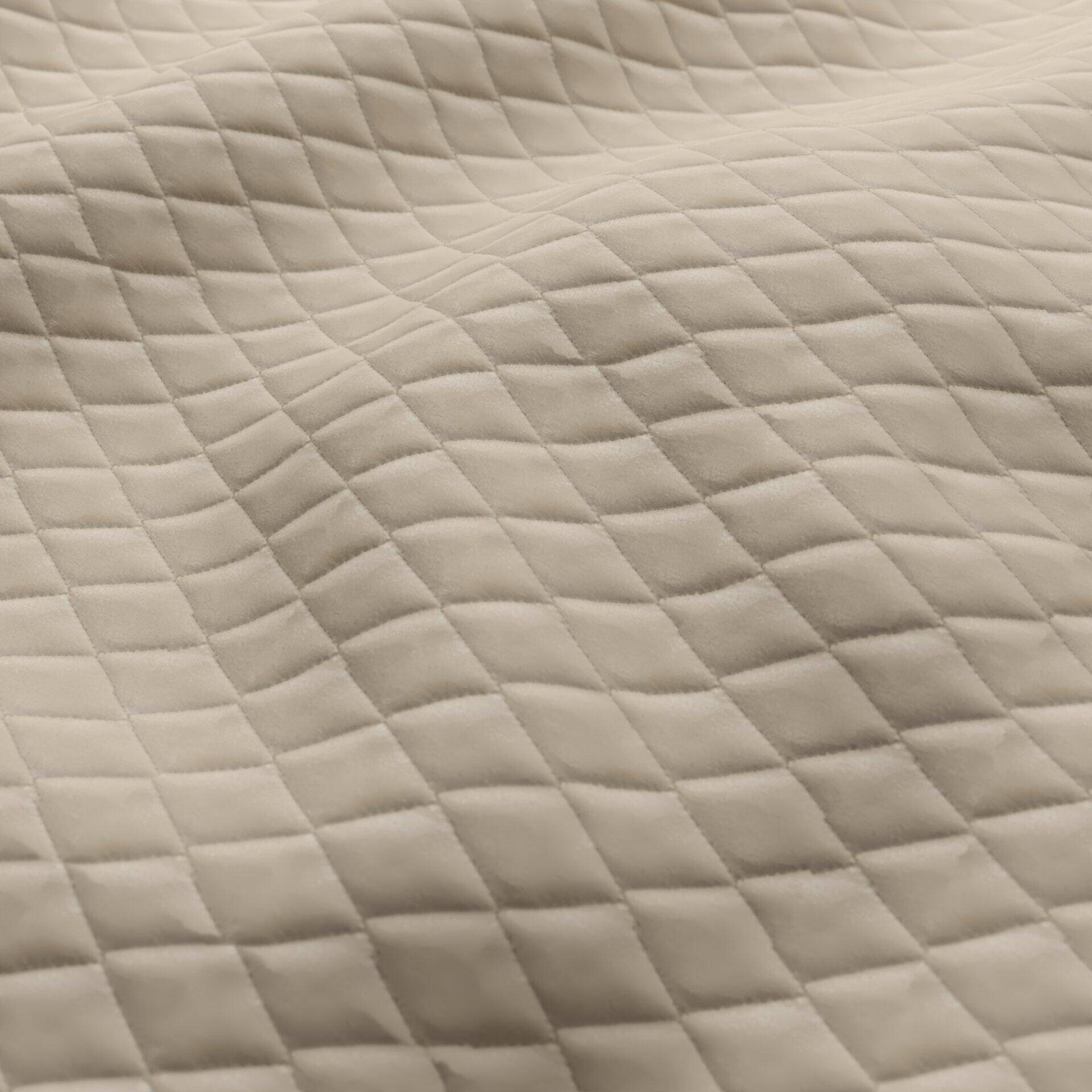 Draperie catifea Quilvet Pia 04 Almond