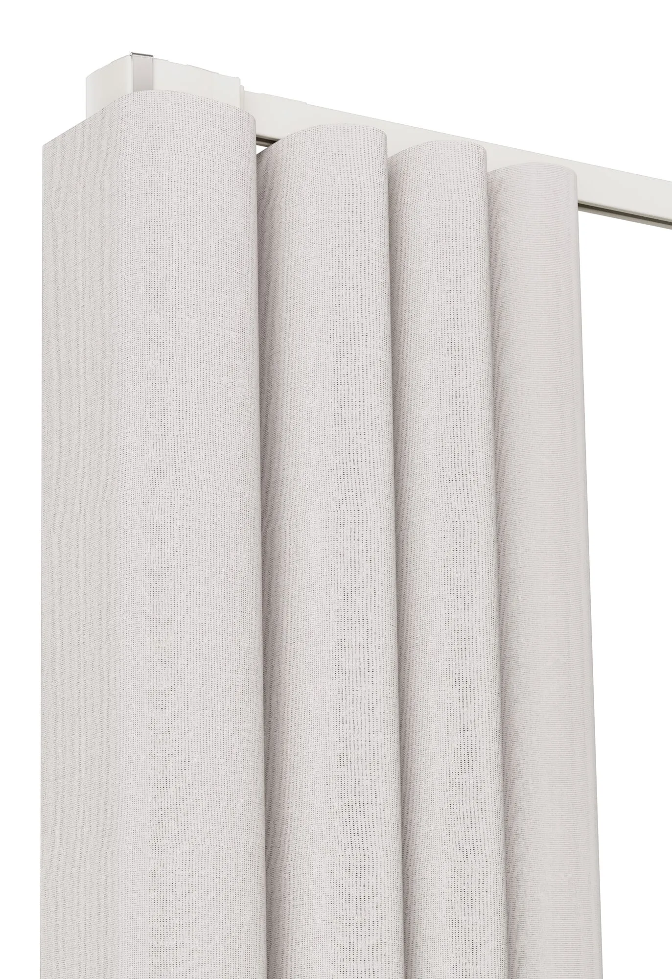 Detaliu șină electrică Motionblinds CM-57 cu sistem Wave
