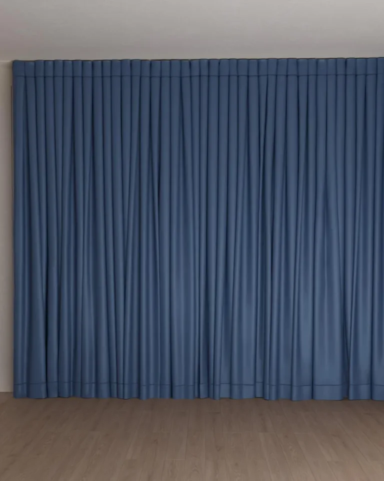 Draperie blackout Grand Noir 18 Fjord, cu falduri wave