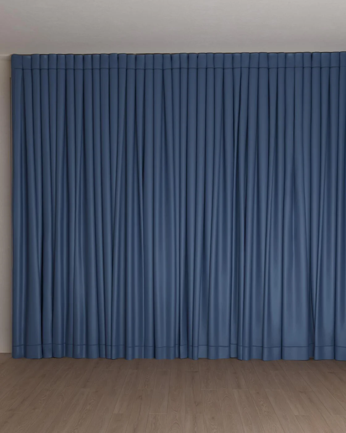 Draperie blackout Grand Noir 18 Fjord, cu falduri wave