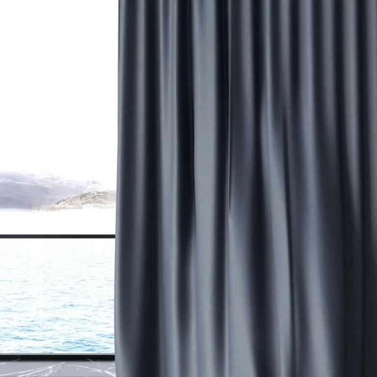 Falduri la draperia blackout Knockout, de aproape
