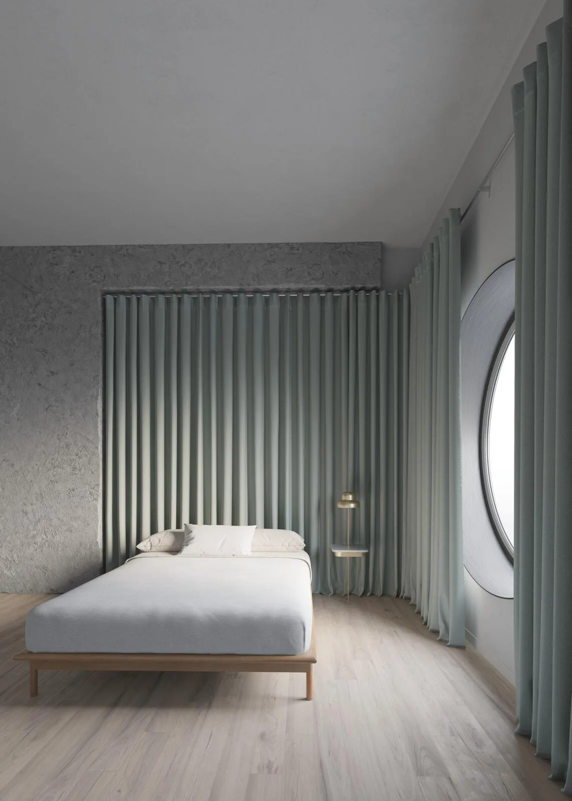 Draperii blackout Knockout într-un interior amenajat