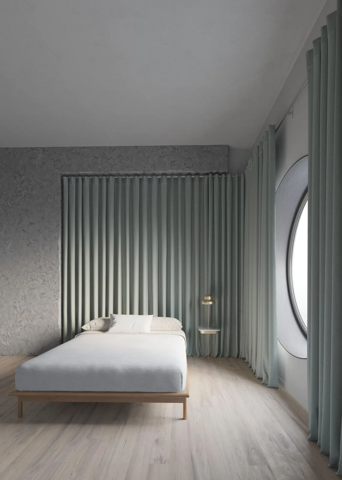 Draperii blackout Knockout într-un interior amenajat