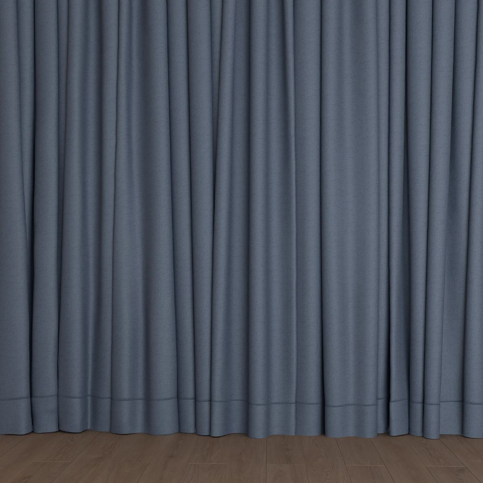 Draperie blackout Shadowmax albastru, cusută wave