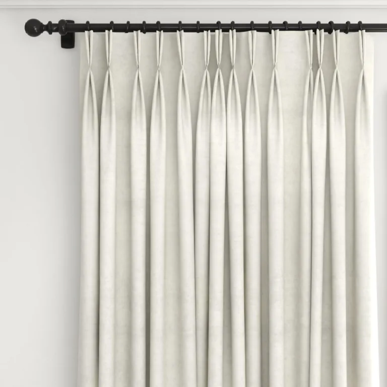 Draperie din catifea Baron 15 Marble, lăsată pe pardoseală