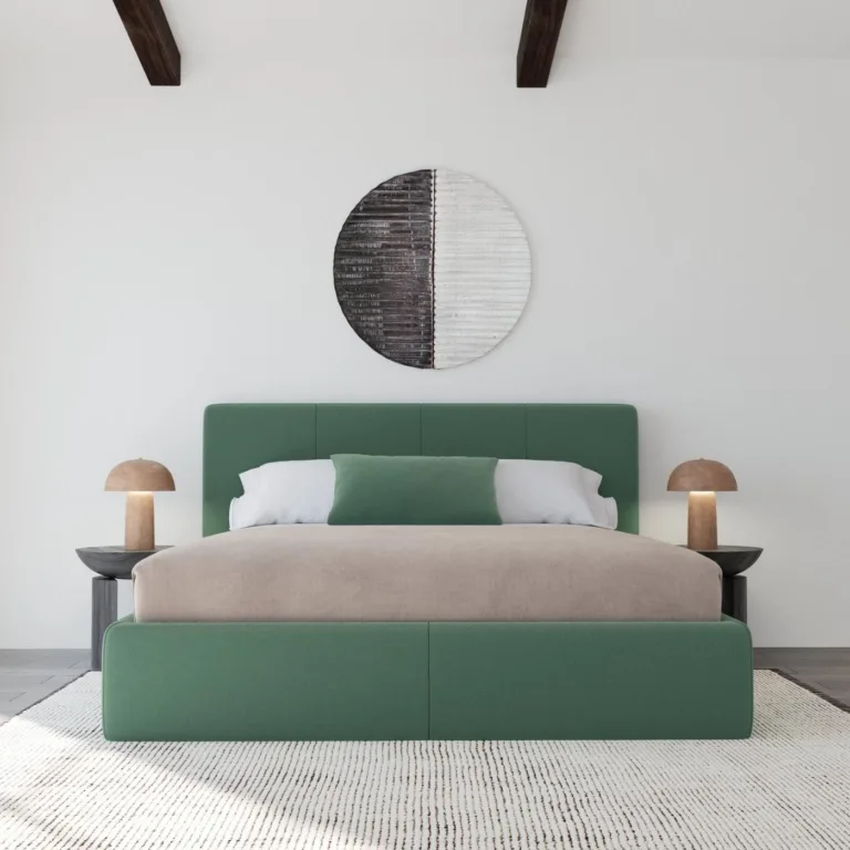 Draperie din catifea Deluxe 15 Peacock, în dormitor