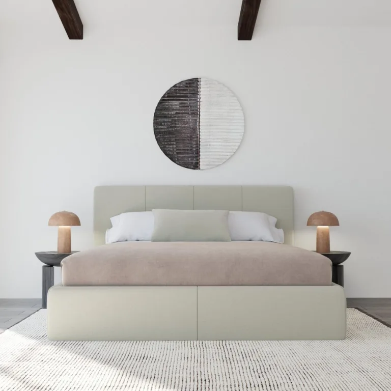 Draperie din catifea Deluxe 52 Marble, în dormitor