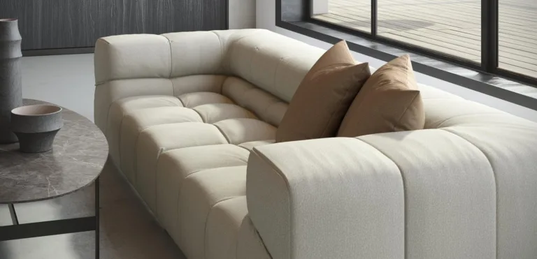 Draperii din catifea Heartland într-un interior amenajat
