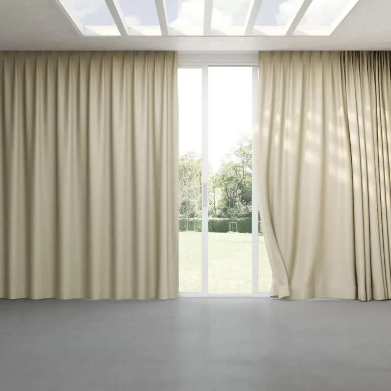 Draperie din catifea Rewind 14 Linen, cu pliuri
