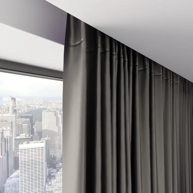 Draperie din catifea South Face 009 Avocado, pe șină ascunsă în tavan
