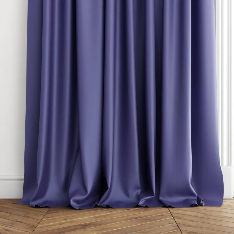 Draperie din catifea South Face 122 Emperor, lăsată pe pardoseală