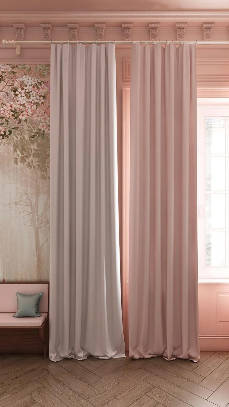 Draperii din catifea South Face într-un interior amenajat