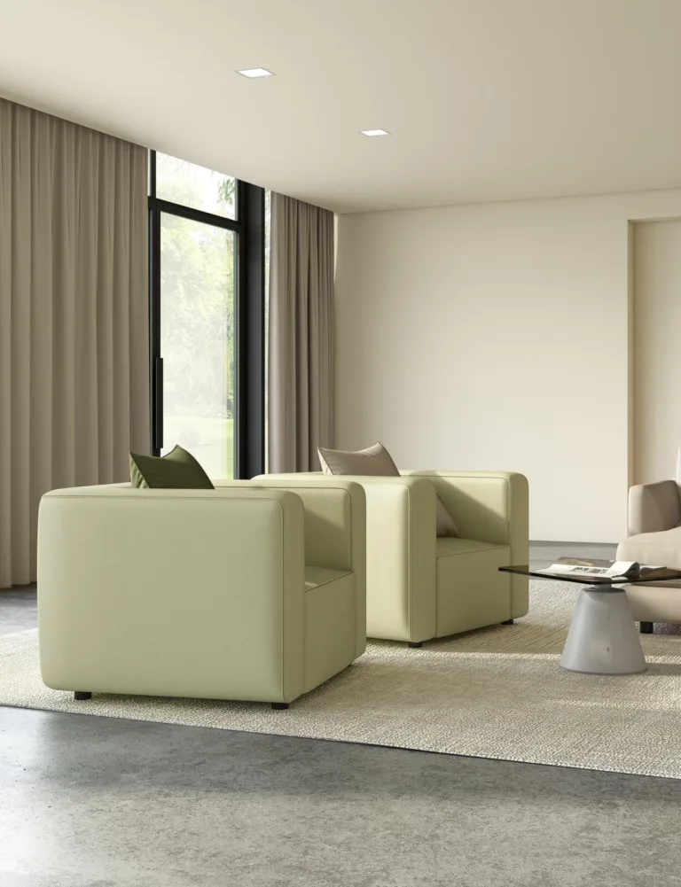 Draperii Cyborg într-un interior amenajat
