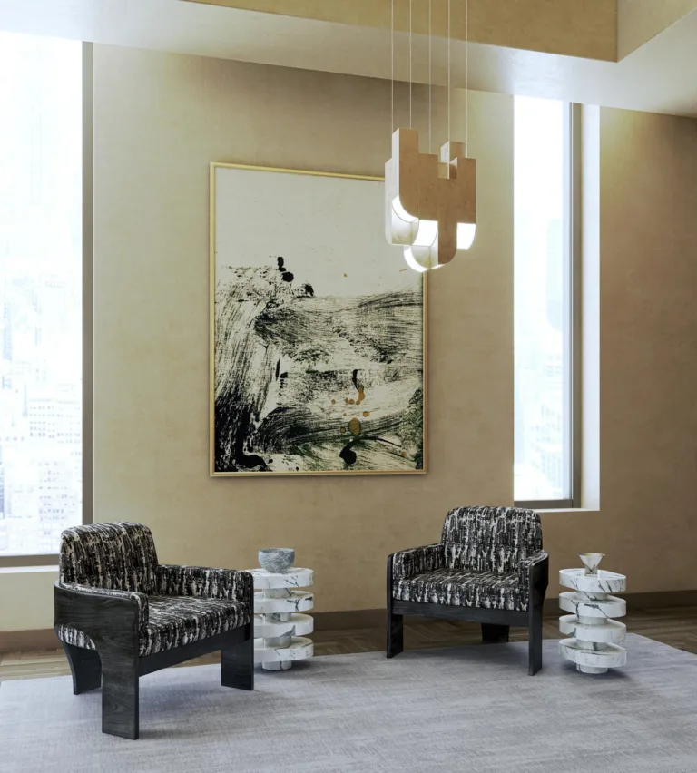 Draperii Electra într-un interior amenajat