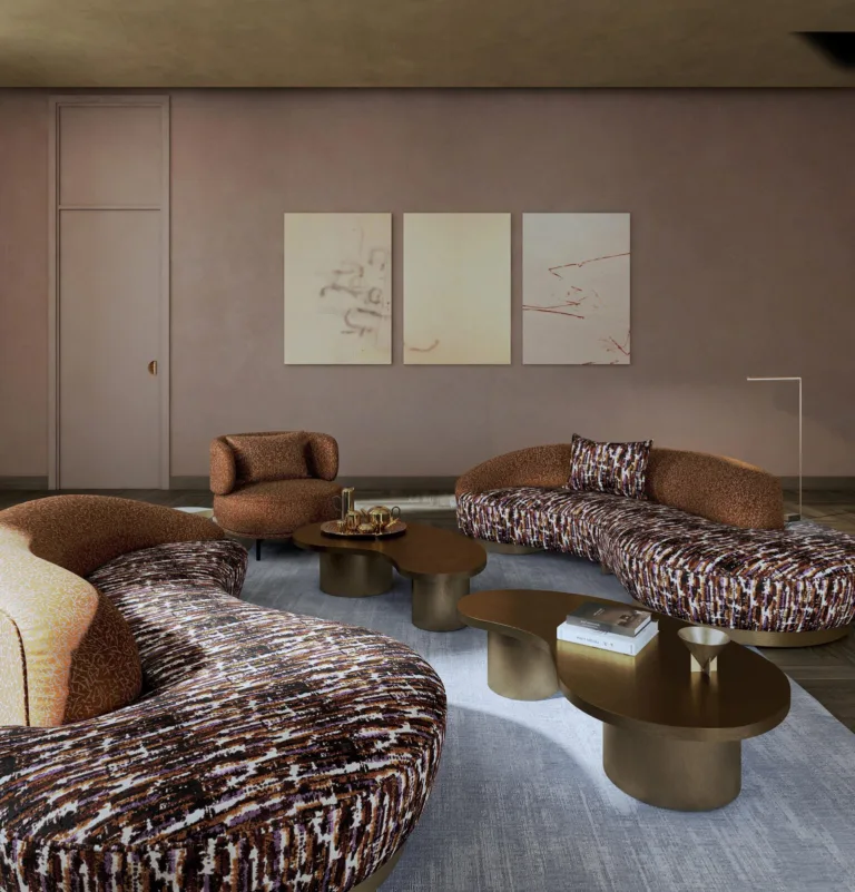 Draperii Electra într-un interior amenajat
