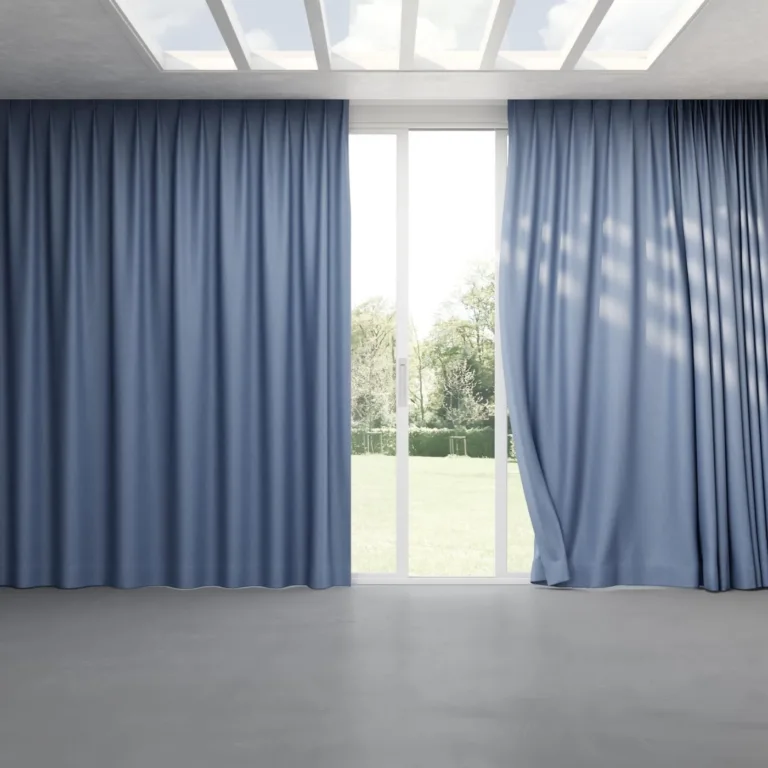 Draperie in Cordoba 30 Denim, cu pliuri