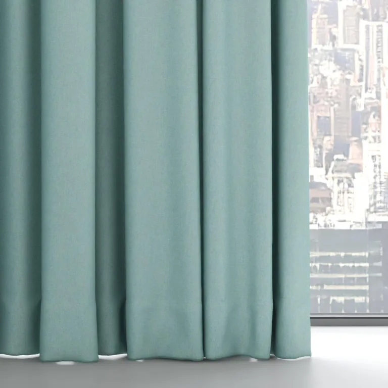 Draperie Kanvas 20 Mineral, pe șină ascunsă în tavan