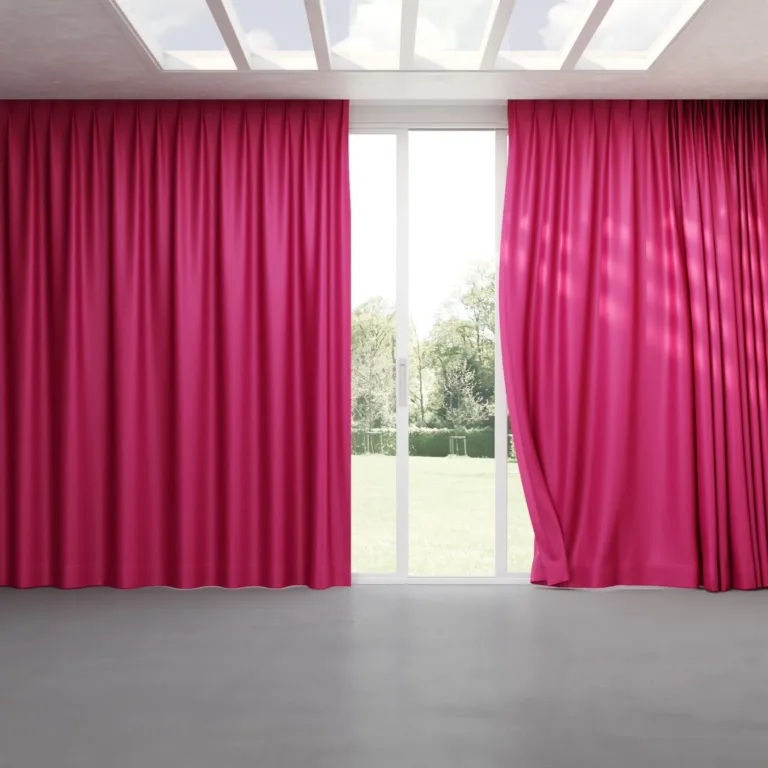 Draperie Luxe 061 Magenta, cu pliuri