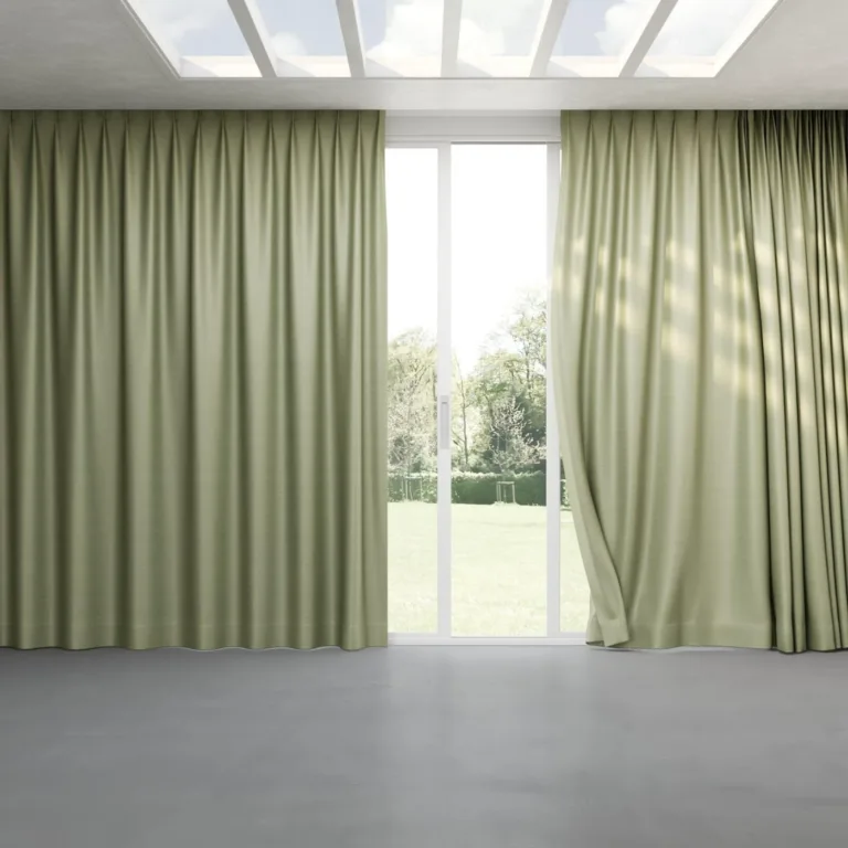 Draperie Luxe 094 Sage, cu pliuri