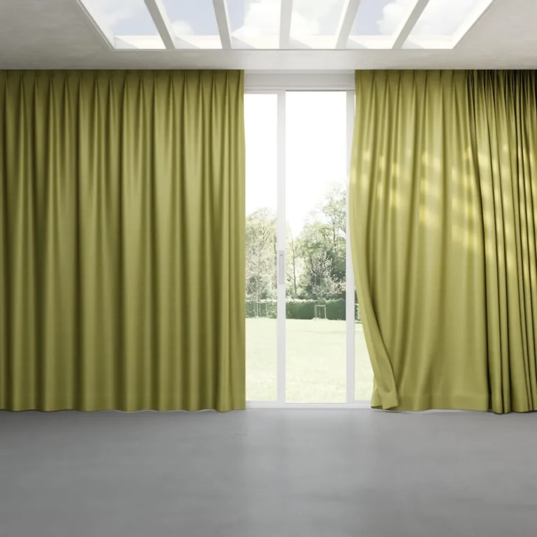 Draperie Luxe 097 Leaf, cu pliuri