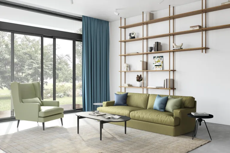 Draperii Mex într-un interior amenajat