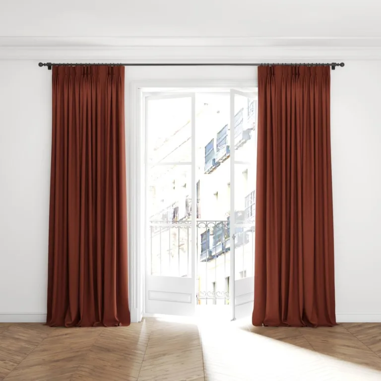 Draperie Vortex Relativity 18 Sienna, lăsată pe pardoseală