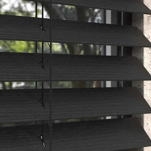 Jaluzea din lemn Boutique, culoarea Charcoal