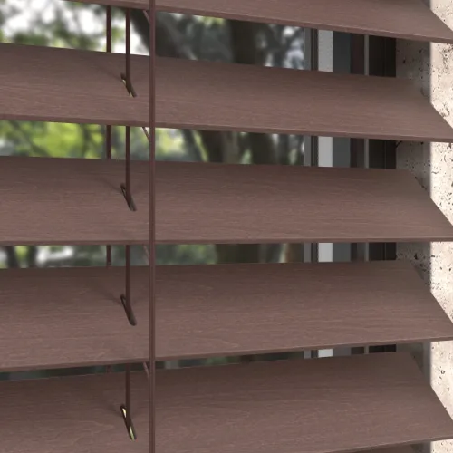 Jaluzea din lemn Classic, culoarea Mahogany
