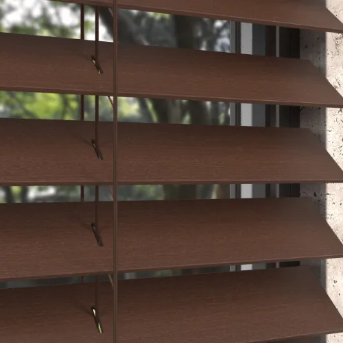 Jaluzea din lemn Classic, culoarea Walnut