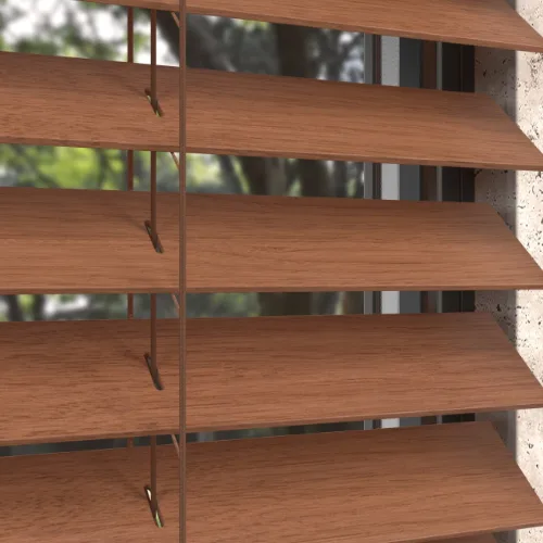 Jaluzea din lemn Elegant, culoarea Teak