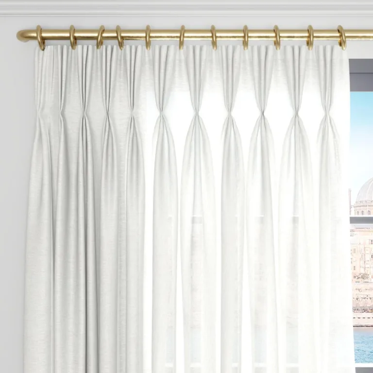 Perdea Sheer Bliss Elegance 05 Fog, la fereastră