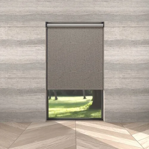 Țesătură pentru stor roman Venice blackout, culoarea Olive